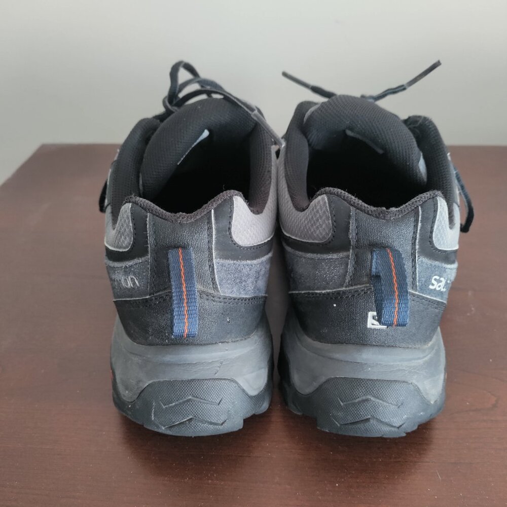 Salomon Mens 11.5 X Ultra Contragrip Black Blue Trail Hiking Shoes 159817 - Picture 7 of 9